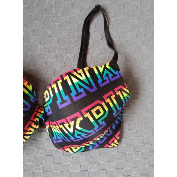 PINK Victoria's Secret T-Shirt Rainbow Bra 32D - Picture 4 of 9